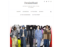 Tablet Screenshot of denimhunt.com